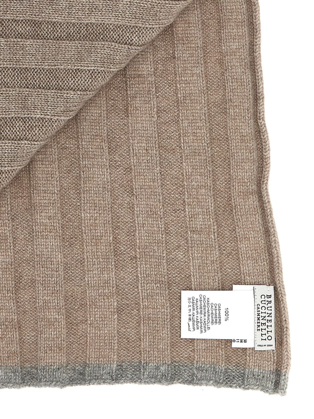 Brunello Cucinelli Scarfs Brown cashmere