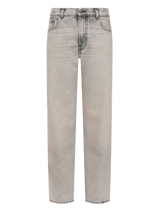 Haikure Jeans Light Grey — Tailored Five‑Pocket Denim