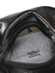 Bolso de hombro de piel con correa extragrande de Uma Wang