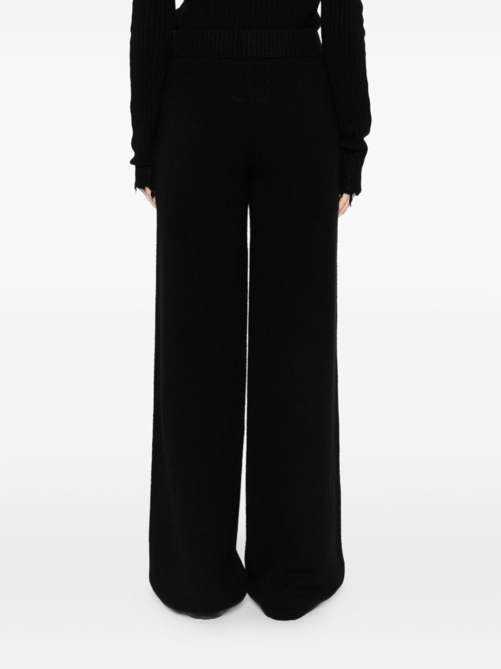 Uma Wang Trousers in Black Cashmere