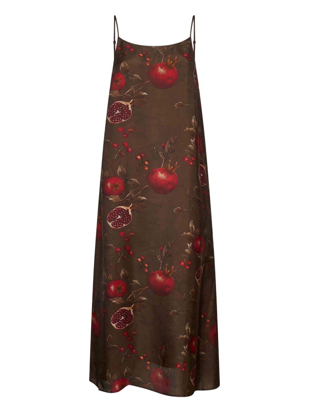 Uma Wang Dresses Brown printed long dress