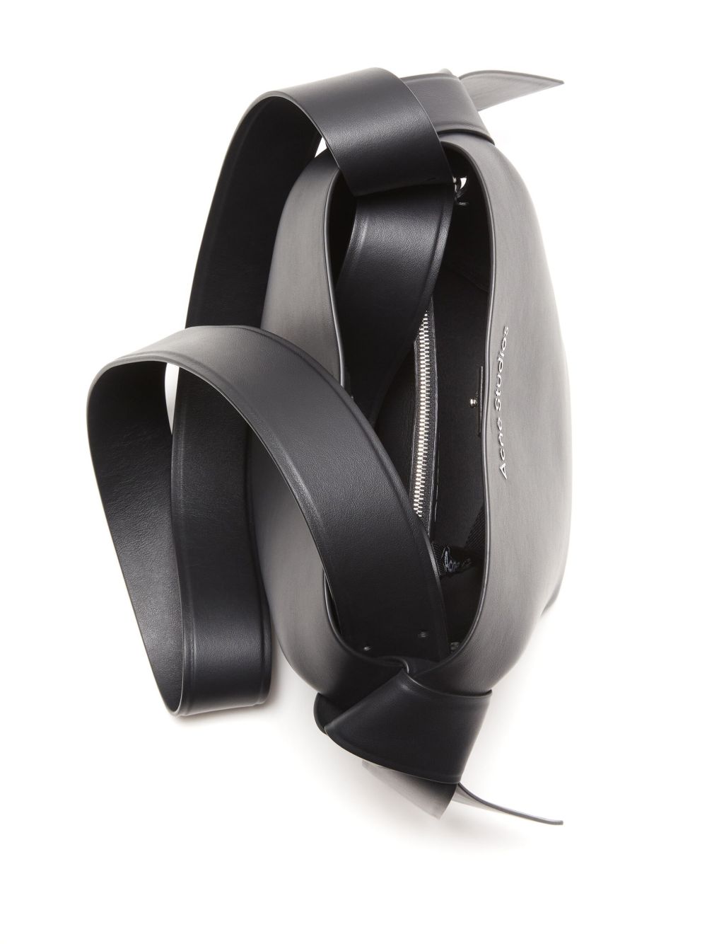 Acne Studios Bags.. Black leather Musubi mini handbag