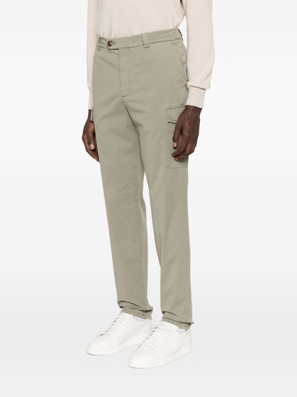 Brunello Cucinelli Trousers in Cotton with Cargo Pockets