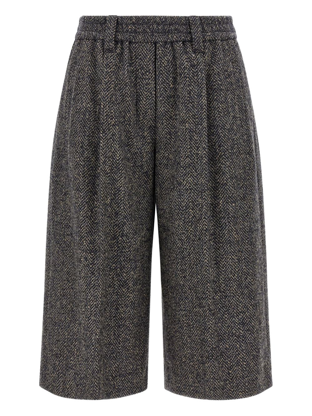 Brunello Cucinelli Shorts Blue wool bermuda