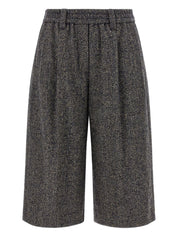 Brunello Cucinelli Shorts Blue wool bermuda