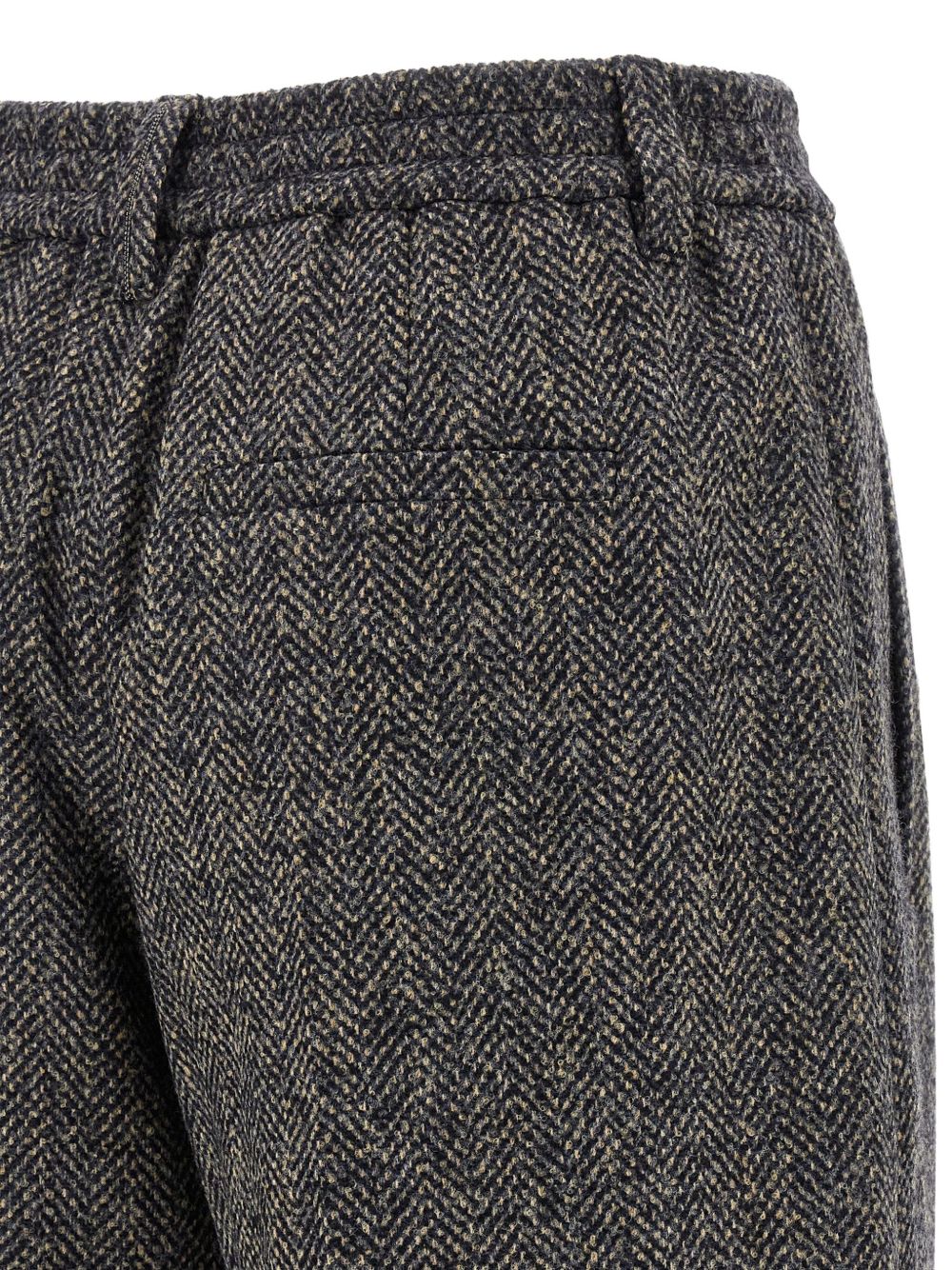Brunello Cucinelli Shorts Blue wool bermuda
