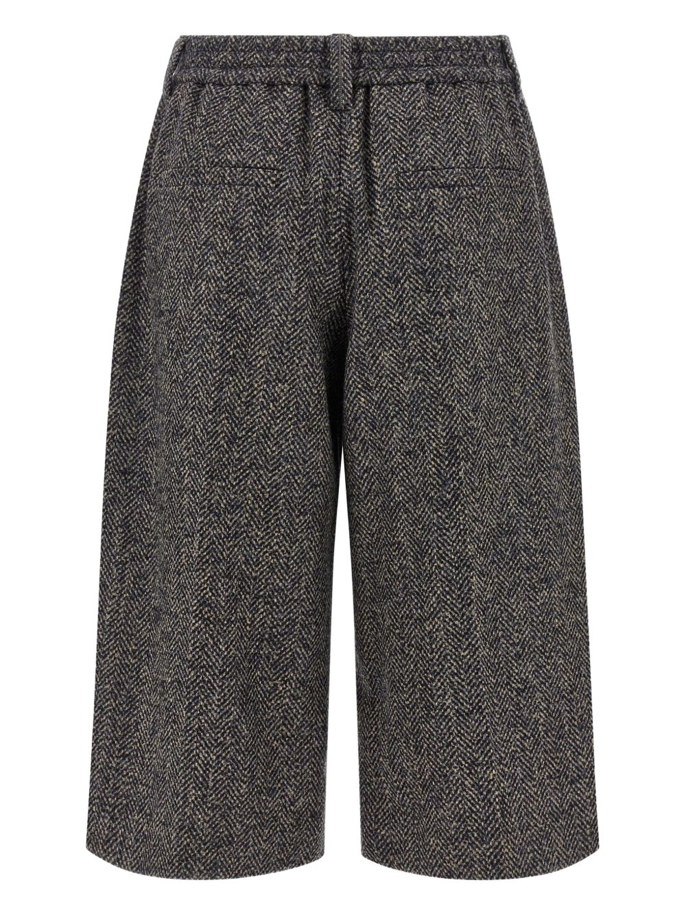 Brunello Cucinelli Shorts Blue wool bermuda