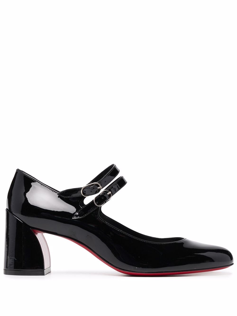 Christian Louboutin With Heel Black leather pumps
