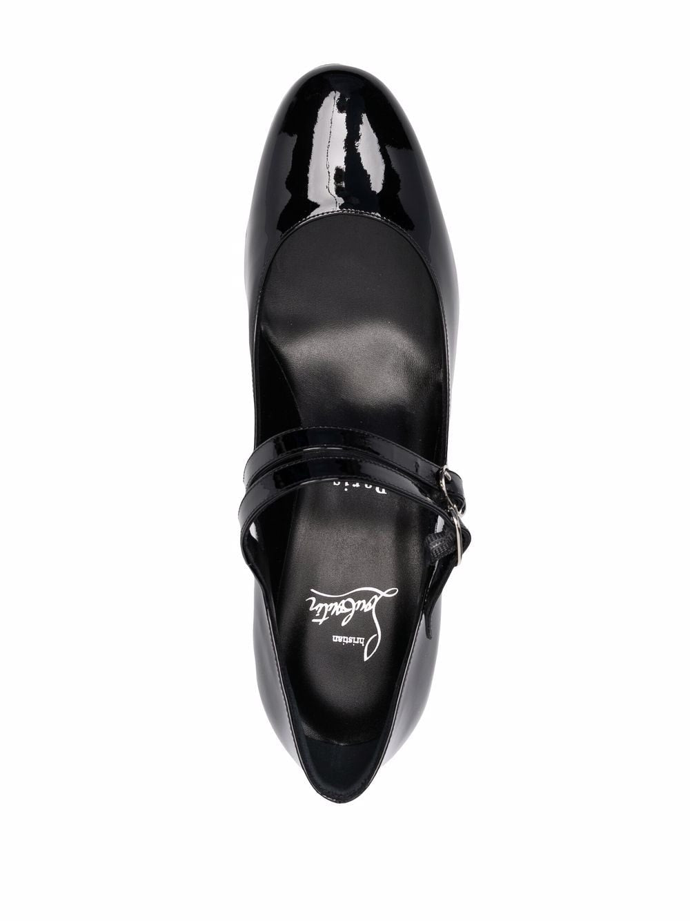 Christian Louboutin With Heel Black leather pumps