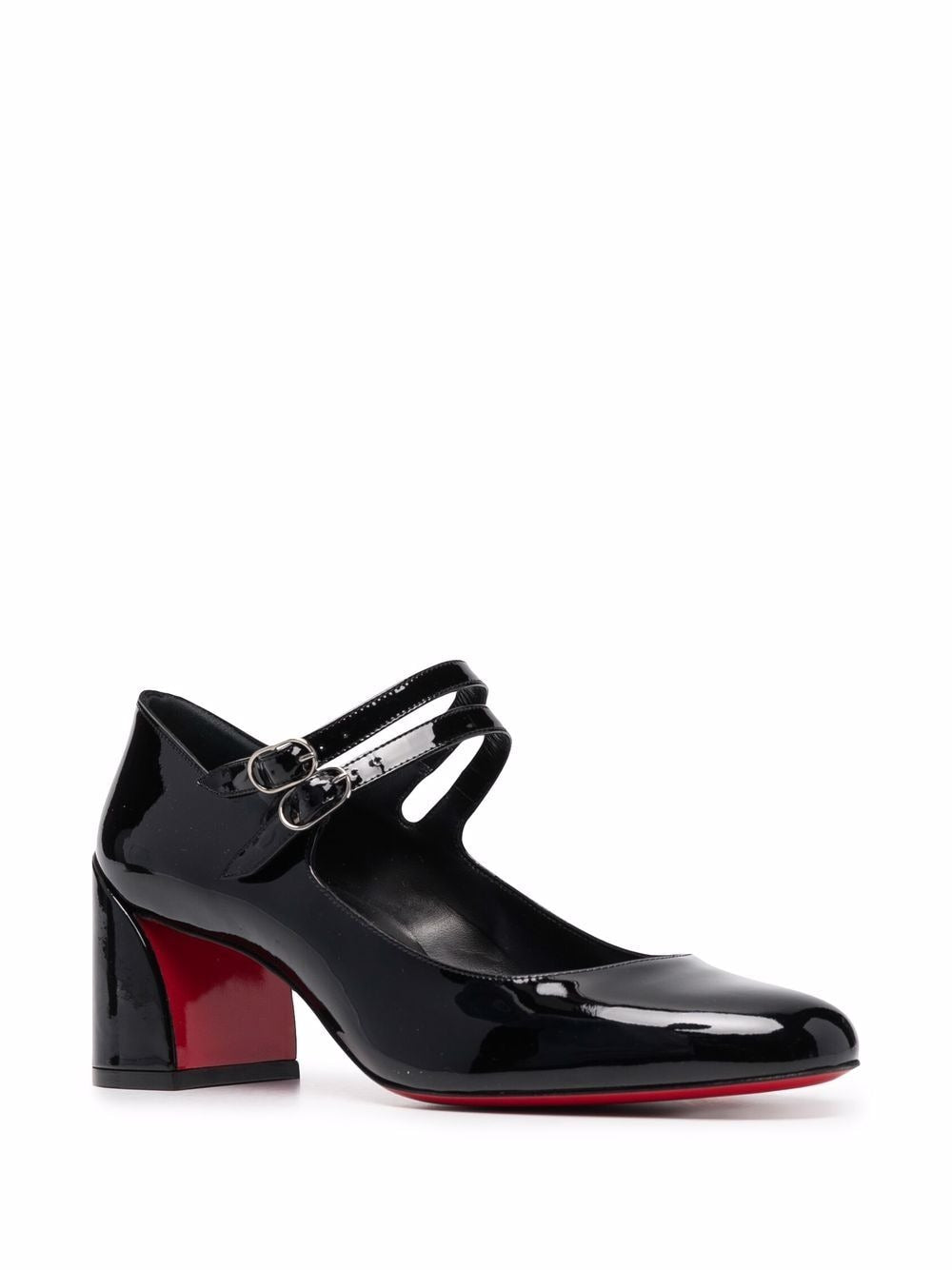 Christian Louboutin With Heel Black leather pumps