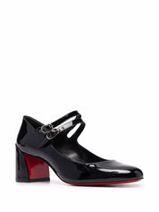 Christian Louboutin With Heel Black leather pumps