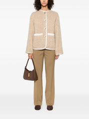 Vestes Forte Forte Veste en tweed doré