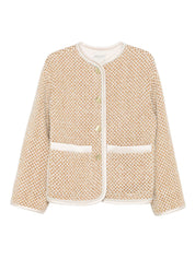 Vestes Forte Forte Veste en tweed doré