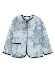 Clear Blue Tie‑Dye Cotton Jacket — Forte Forte