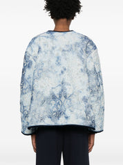 Clear Blue Tie‑Dye Cotton Jacket — Forte Forte
