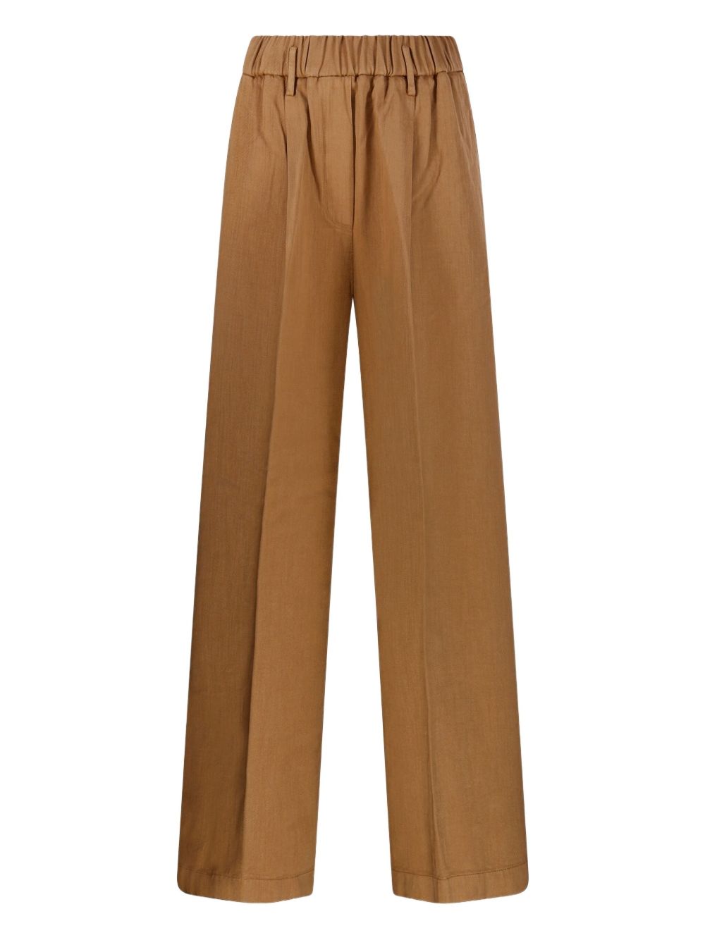 Forte Forte Trousers — Light Brown Cotton Trousers