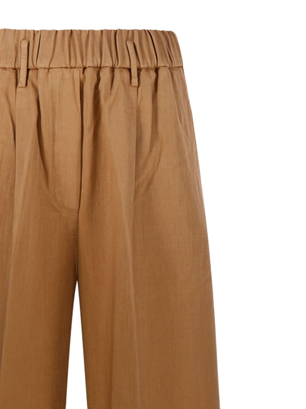 Forte Forte Trousers — Light Brown Cotton Trousers