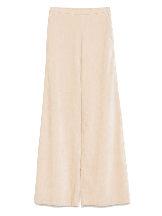 Forte Forte Velvet Trousers — Sand Beige