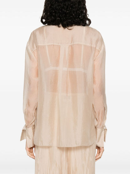 Forte Forte Beige Organza Shirt