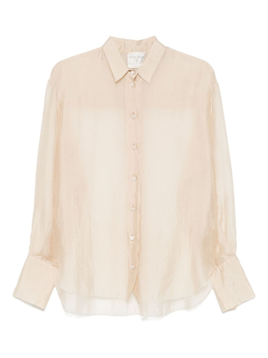 Forte Forte Beige Organza Shirt