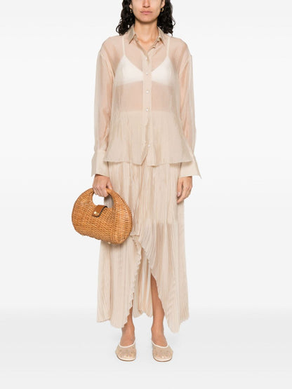 Forte Forte Beige Organza Shirt