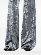 Forte Forte Velvet Trousers — Shadow Grey, High Waist