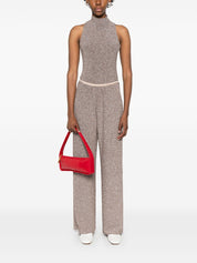 Forte Forte Trousers Powder — Lurex Wide‑Leg Elegance