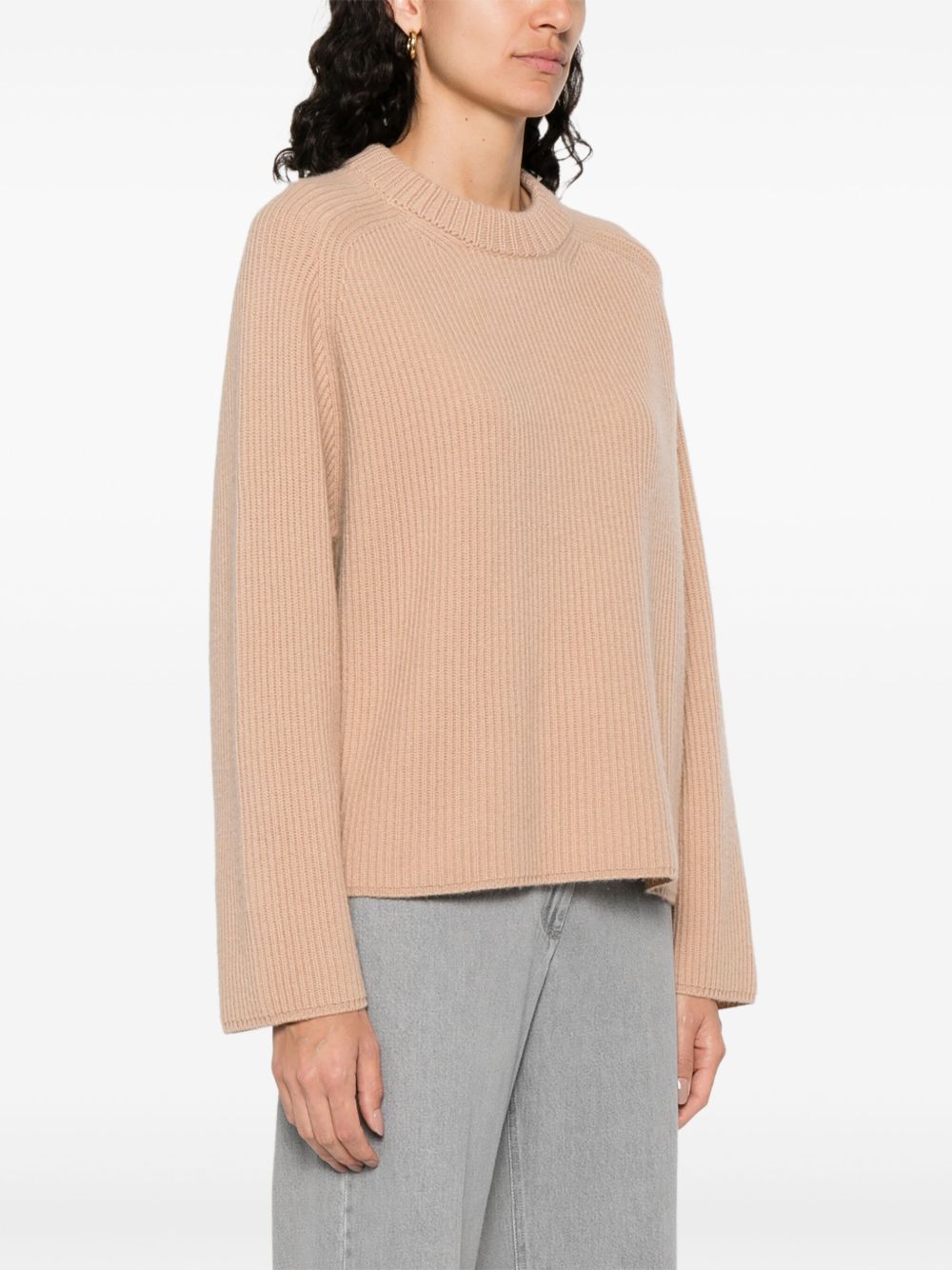 Forte Forte Sweaters Beige — Wool Crewneck Jumper