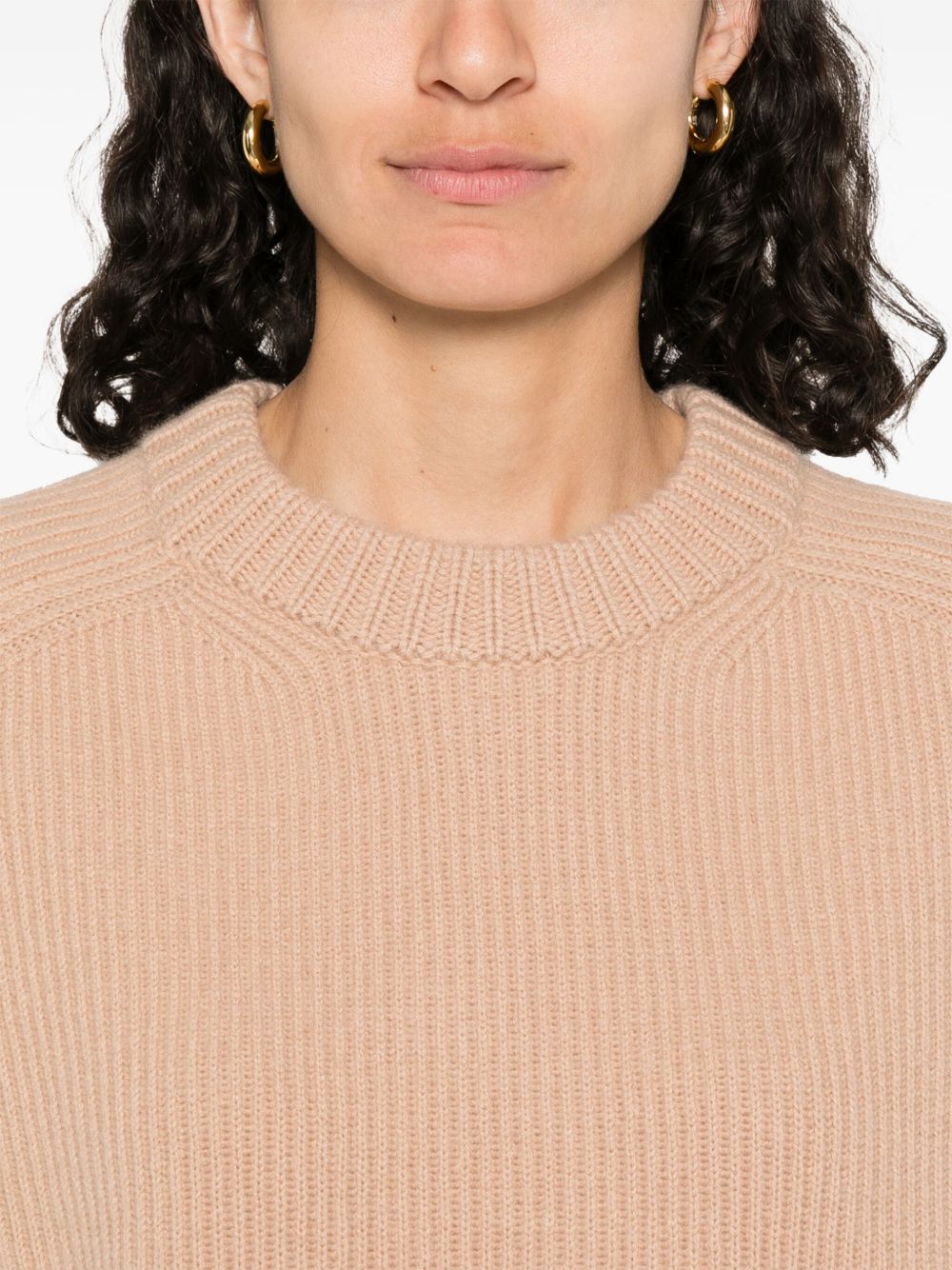 Forte Forte Sweaters Beige — Wool Crewneck Jumper