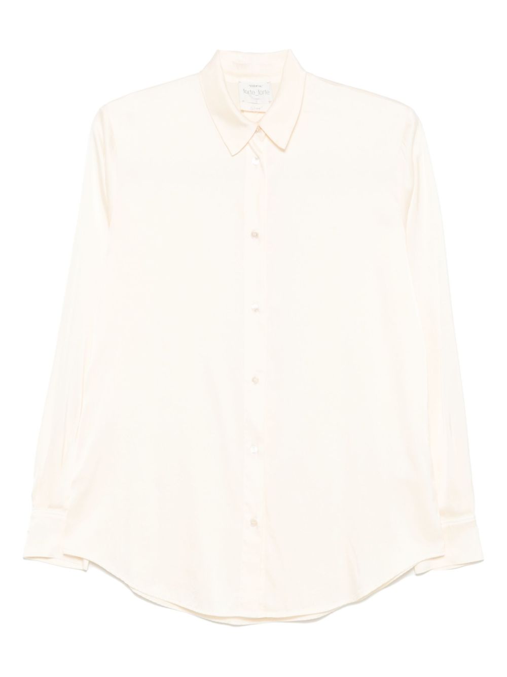 Forte Forte Shirts Beige silk shirt