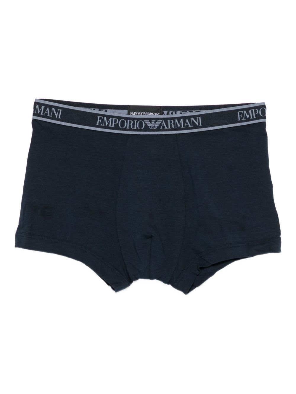 Emporio Armani Underwear Blue three-pack cotton blend