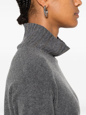 Fabiana Filippi Grey Dresses — Silk & Wool Elegance