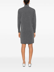 Fabiana Filippi Grey Dresses — Silk & Wool Elegance