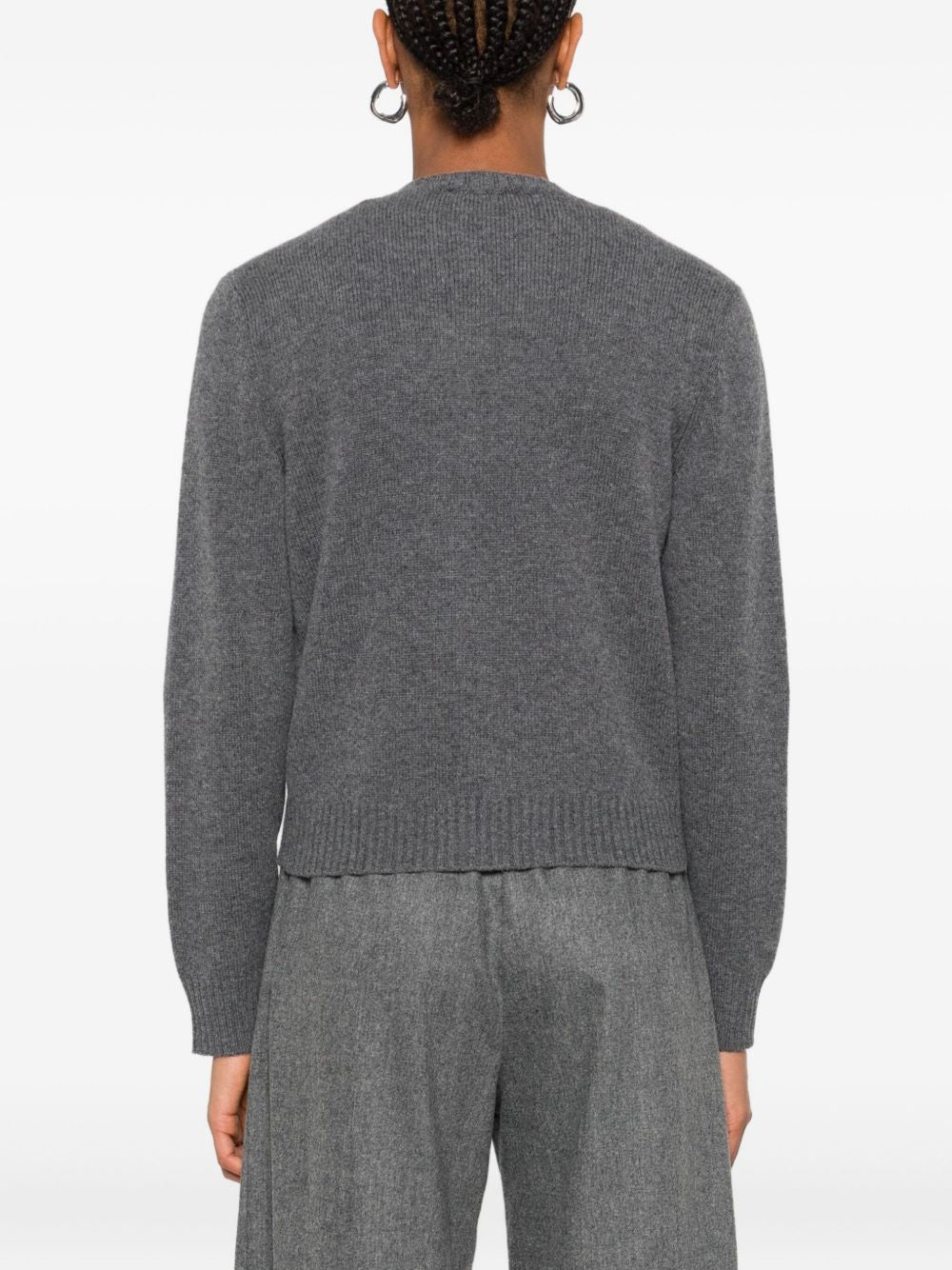 Fabiana Filippi Grey Sweaters — Silk & Wool Comfort