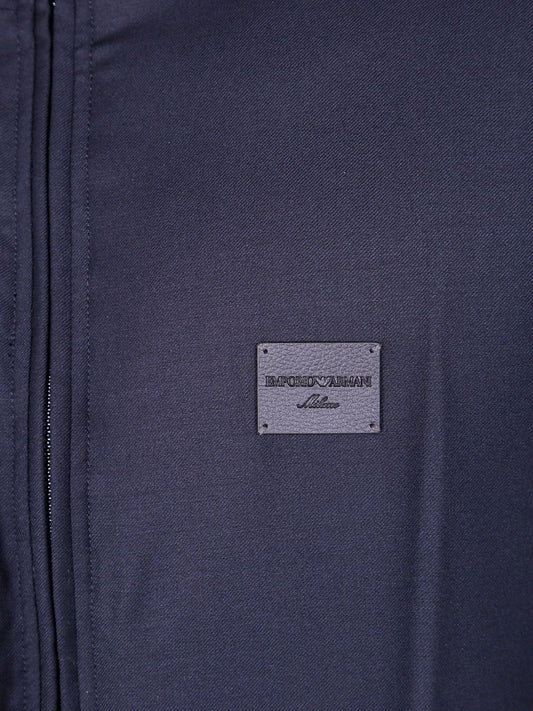 Emporio Armani Blue Short Down Jacket for Men