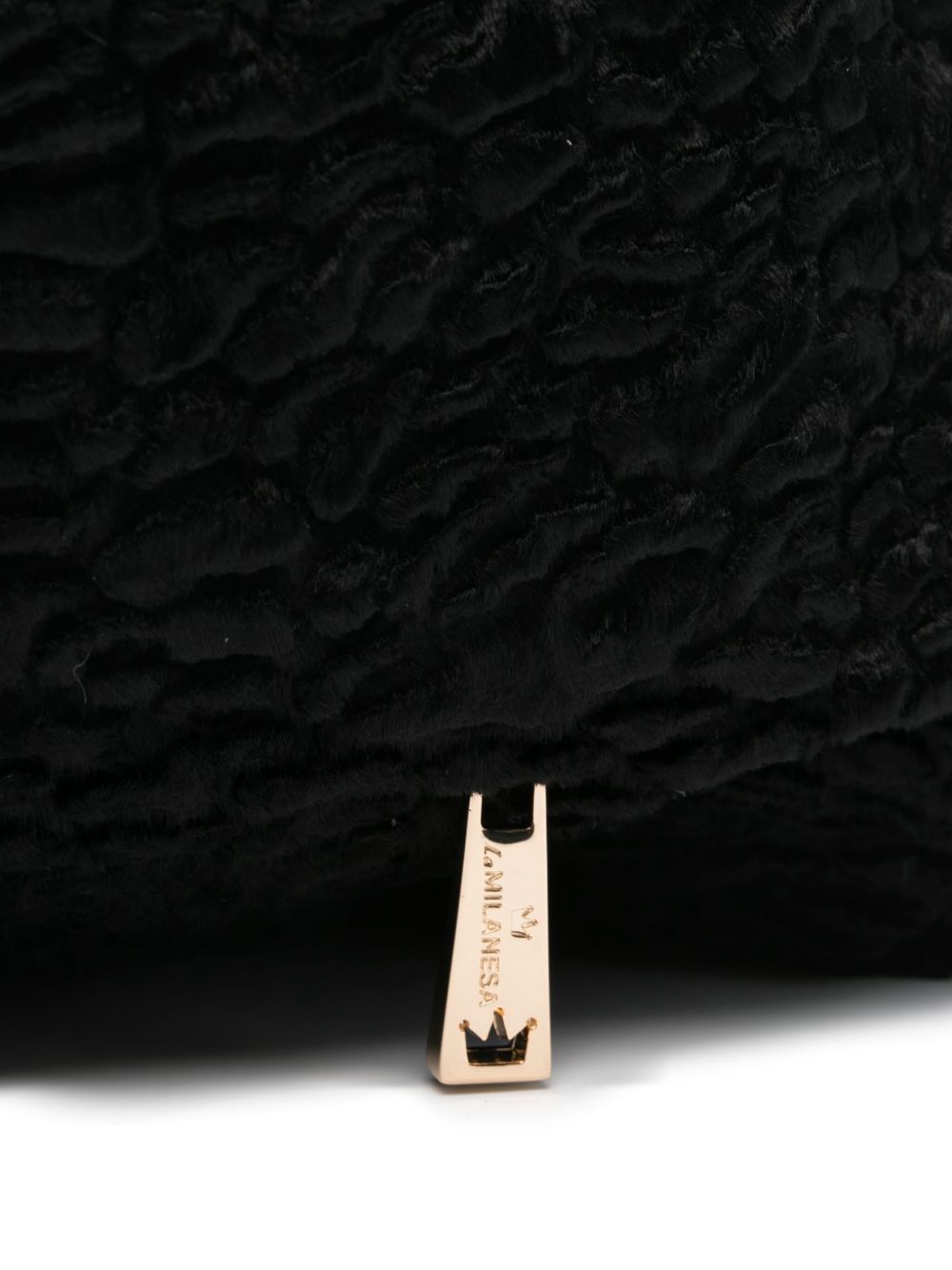 Bolso de hombro triangular texturizado La Milanesa