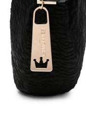 Bolso de hombro con hebilla texturizada La Milanesa