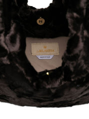 La Milanesa Crushed-texture tote bag