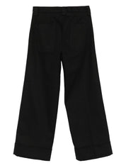 WHITE SAND Trousers Black