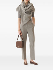 Fabiana Filippi Grey Cotton Sweater Top