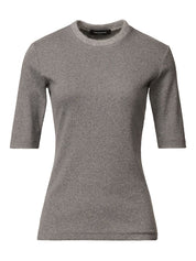 Fabiana Filippi Grey Cotton Sweater Top