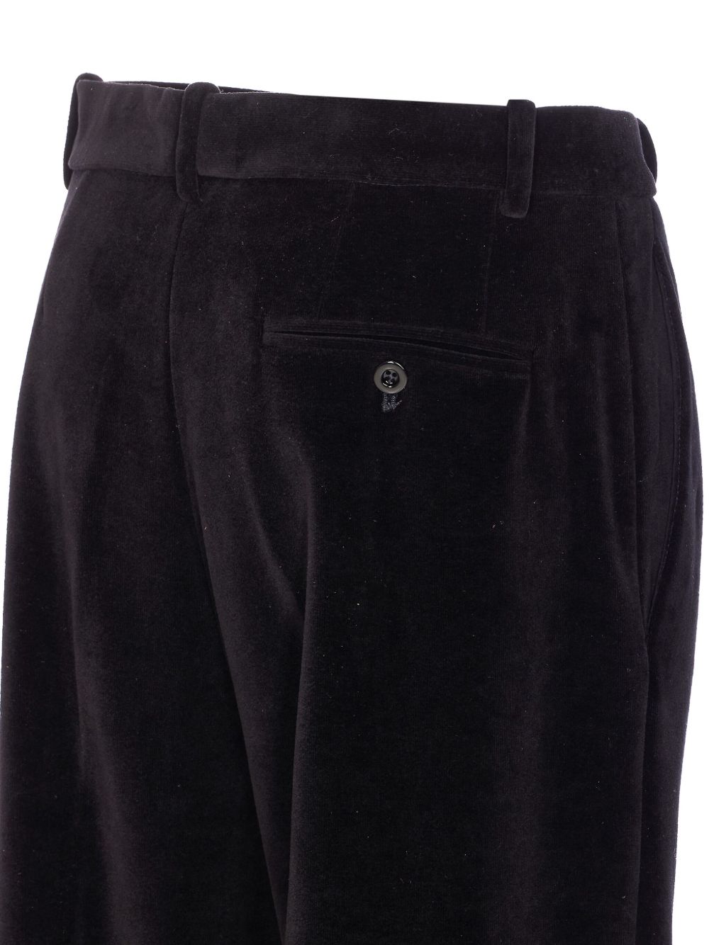 Circolo 1901 Trousers Black in Cotton Velvet