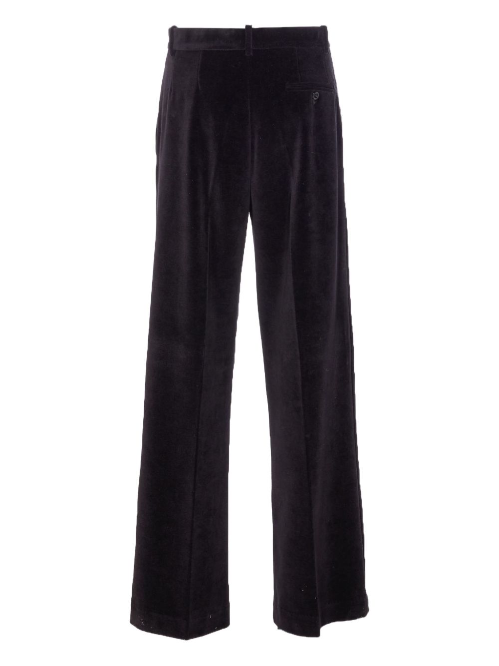 Circolo 1901 Trousers Black in Cotton Velvet