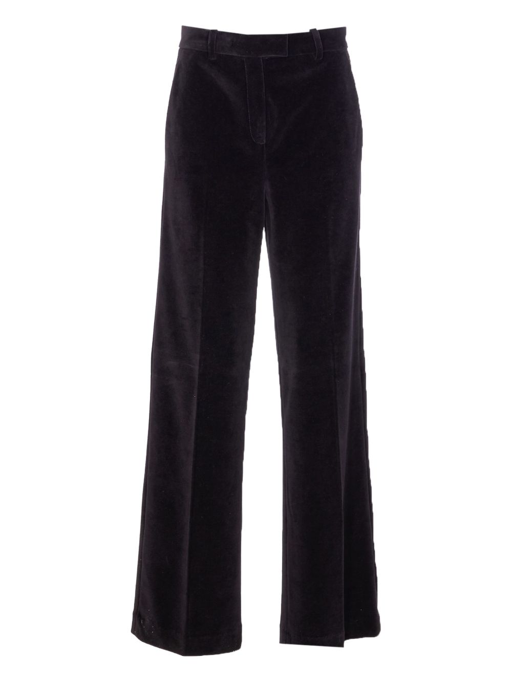 Circolo 1901 Trousers Black in Cotton Velvet