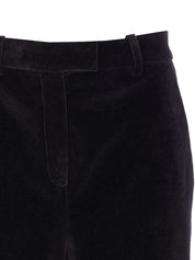 Circolo 1901 Trousers Black in Cotton Velvet