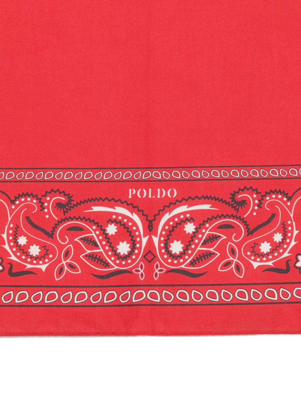 Red Paisley Bandana — POLDO DOG COUTURE Accessories
