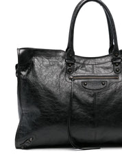 Sacs Balenciaga.. Sac cabas en cuir noir