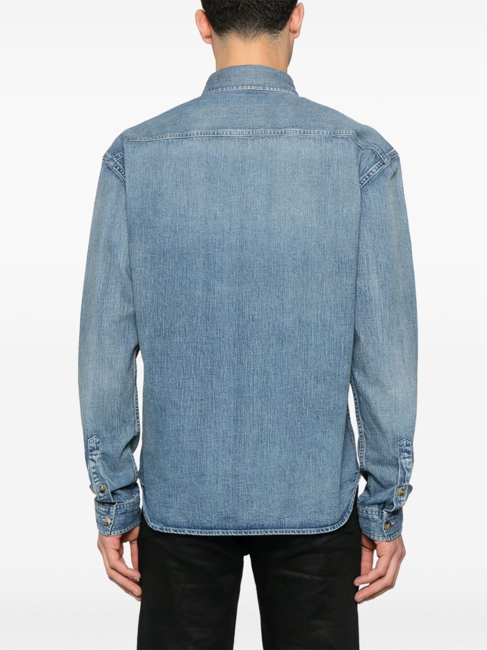 Saint Laurent  Shirts Clear Blue