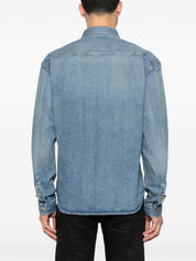 Saint Laurent  Shirts Clear Blue