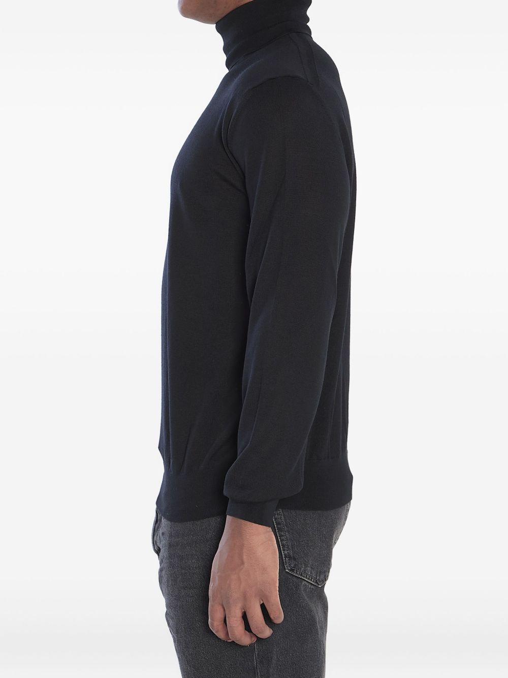Saint Laurent Sweaters Black wool turtleneck